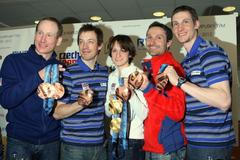 Čeští medailoví olympionici se vrátili do Prahy