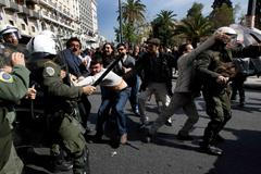 Generální stávka v Řecku