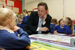 Británie volby Cameron