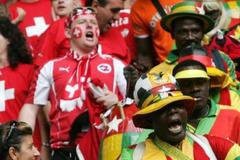 Togo - Švýcarsko: fanoušci
