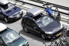 Dopravní kolaps u Gotthardského tunelu 2010