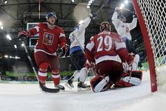 Finsko - Česko, Hagman dává na 1:0