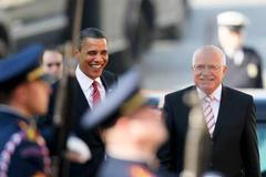 Barack Obama opět v Praze