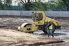 Stavba tunelu Blanka v Troji