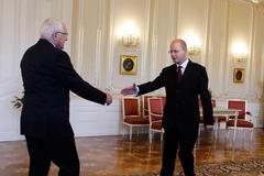 Bohuslav Sobotka na Hradě