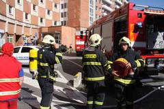 Požár bytu ve Zlíně