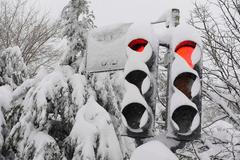 Nebezpečná sněhová bouře ochromila východ USA