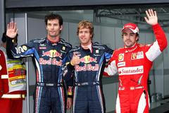 Kvalifikace VC Koreje: Webber, Vettel, Alonso