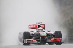 Jenson Button v Sepangu