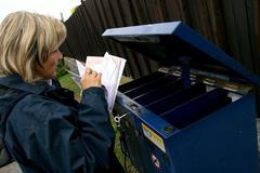 Motorizované doručování pošty na Příbramsku