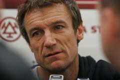 Trénink Mats Wilander vs Karel Nováček