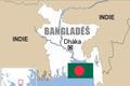 Bangladéš - mapa