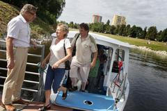 Splavná Vltava v ČB