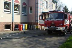 Požár školky ve Vsetíně