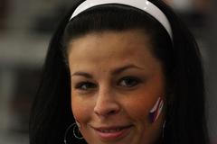 České hokejové hry: Česko - Rusko (fanynka)