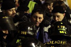 Fanoušci na hokeji v Litvínově