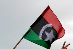 Libye - Benghází - vlajka