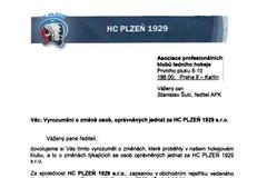 Dokument: plná moc HC Plzeň pro Svobodu a Straku