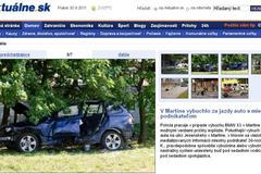 Ve slovenské Nitře vybuchlo za jízdy auto s podnikatelem