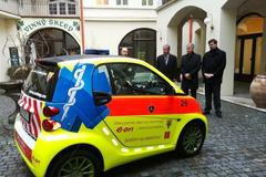 Elektrický smart pro pražskou záchrannou službu