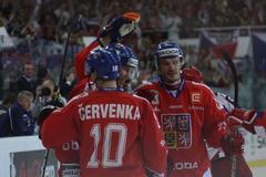 České hokejové hry: Česko - Rusko (Roman Červenka, Jaromír Jágr, Lukáš Krajíček)