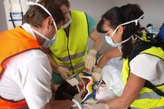 Cvičení záchranářů Letadlo 2010