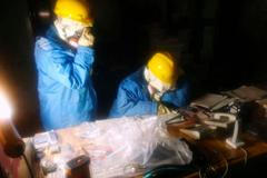 Japonsko - technici z Fukušimy