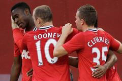 Manchester - Barcelona (Wellbeck, Rooney, Cleverley)