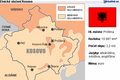 Kosovo -etnická mapa