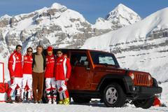 Zimní radovánky Ferrari