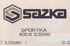 Sazka - tiket Sportky / detail