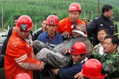 Záchrana čínských horníků