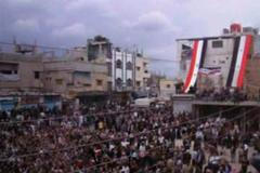 Syrské protesty: Demonstrace ve městě Jasim