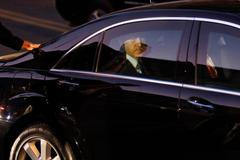 Limuzína přiváží premiéra Recepa Tayyipa Erdogana