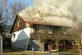 Požár rodinného domu v Rokytnici nad Jizerou
