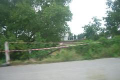 Nadjezd u Parama - místo nehody