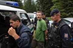 Zásah policie v šumavském hvozdu