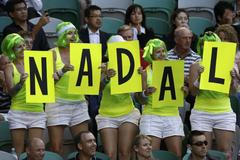 Rafael Nadal v zápase proti Čiličovi na Australian Open