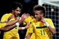 Fotbalisté Brazílie (Pato, Neymar)