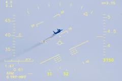 Hledáček letadala - ilustračka