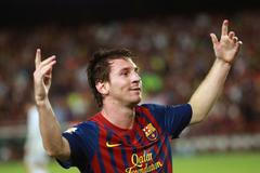 Španělský superpohár: Barcelona - Real (Messi)