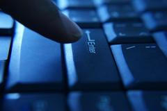 Klávesa Enter, klávesnice, počítač, ilustrační foto