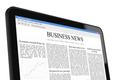 Tablet, noviny - ilustracka