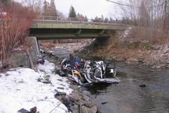 Dopravní nehoda v Koutech nad Desnou