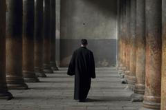 Přípravy na Štedrý den v chrámu Narození Páně v Betlémě