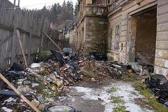 Lázně Kyselka - devastace