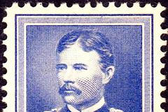 Poštovní známka s portrétem lékaře Waltra Reeda