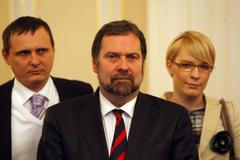 Trojkoalice po jednání s Václavem Klausem