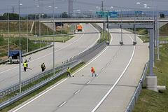 Dálniční obchvat Prahy před otevřením