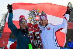 MS slalom - Zettelová a Schildová